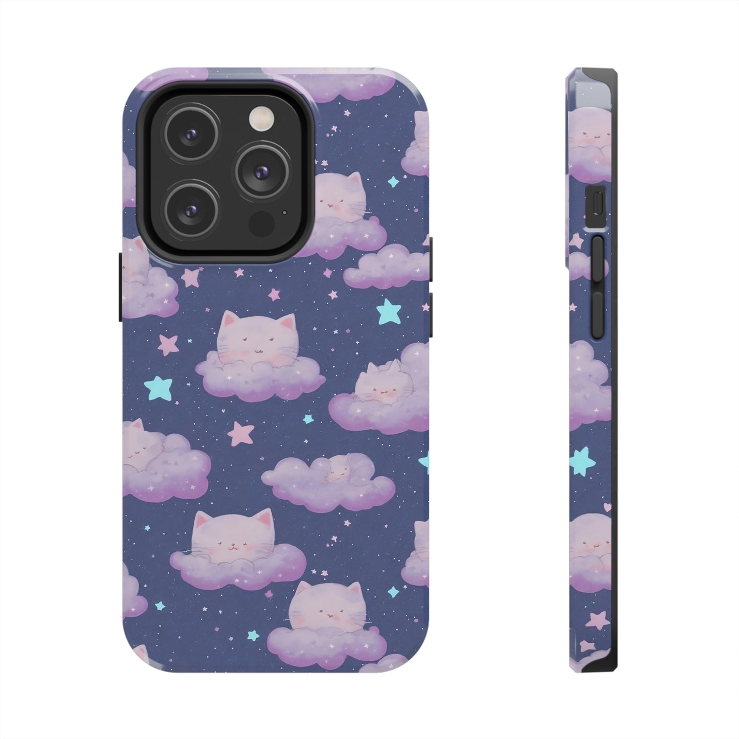 "Purrfect Paradise Sky" iPhone Tough Case