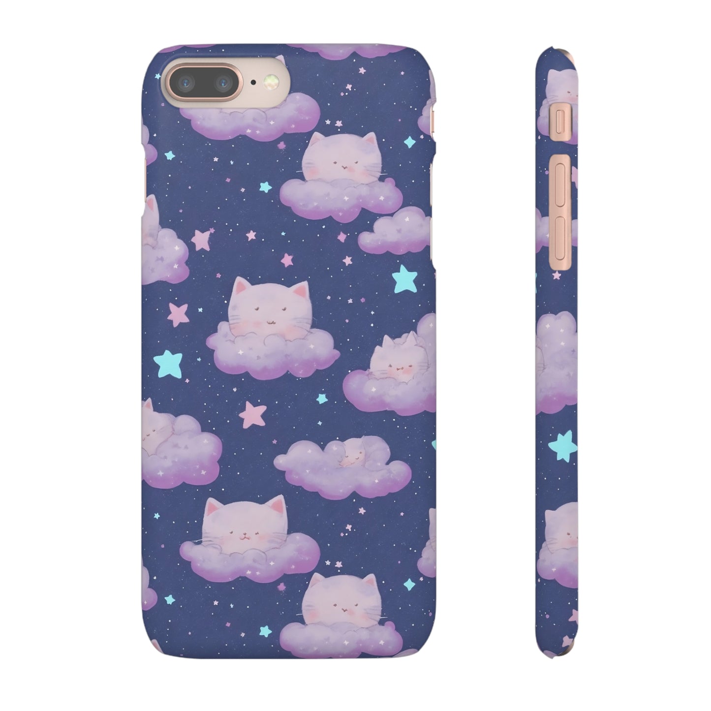 "Purrfect Paradise Sky" iPhone Snap Cases