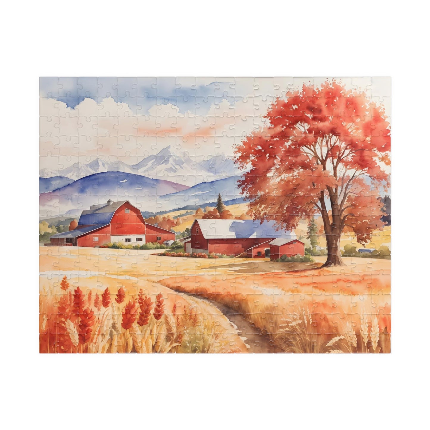 Fall Harvest Retreat Puzzle (110, 252, 520-piece)