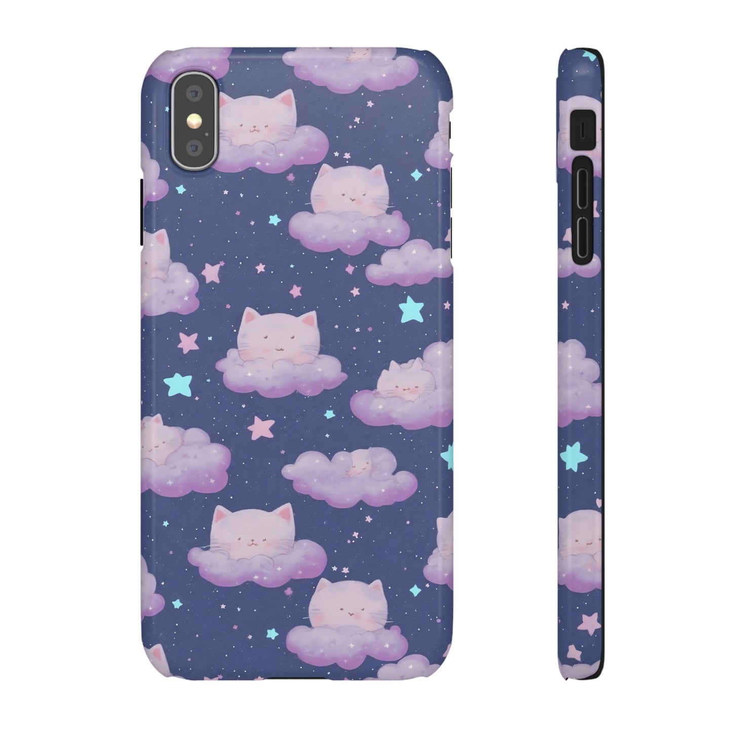 "Purrfect Paradise Sky" iPhone Snap Cases