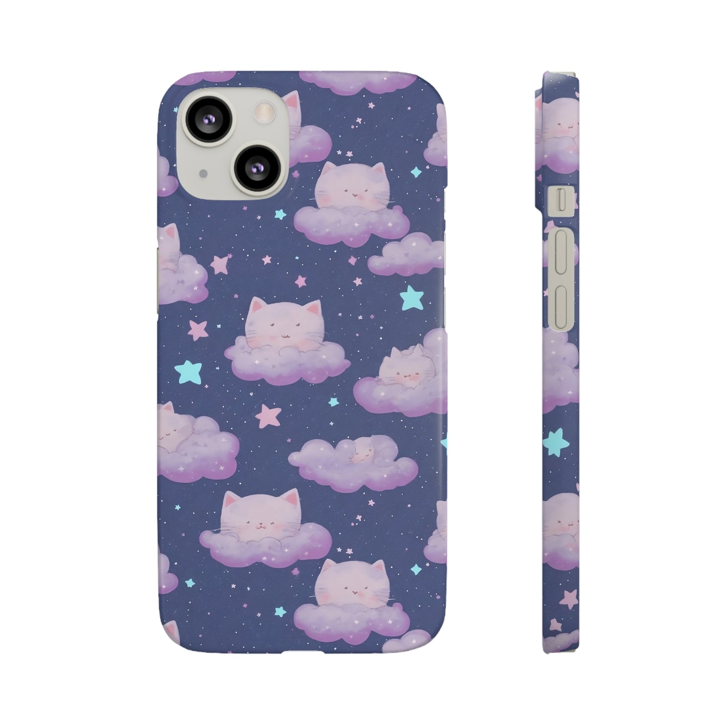 "Purrfect Paradise Sky" iPhone Snap Cases