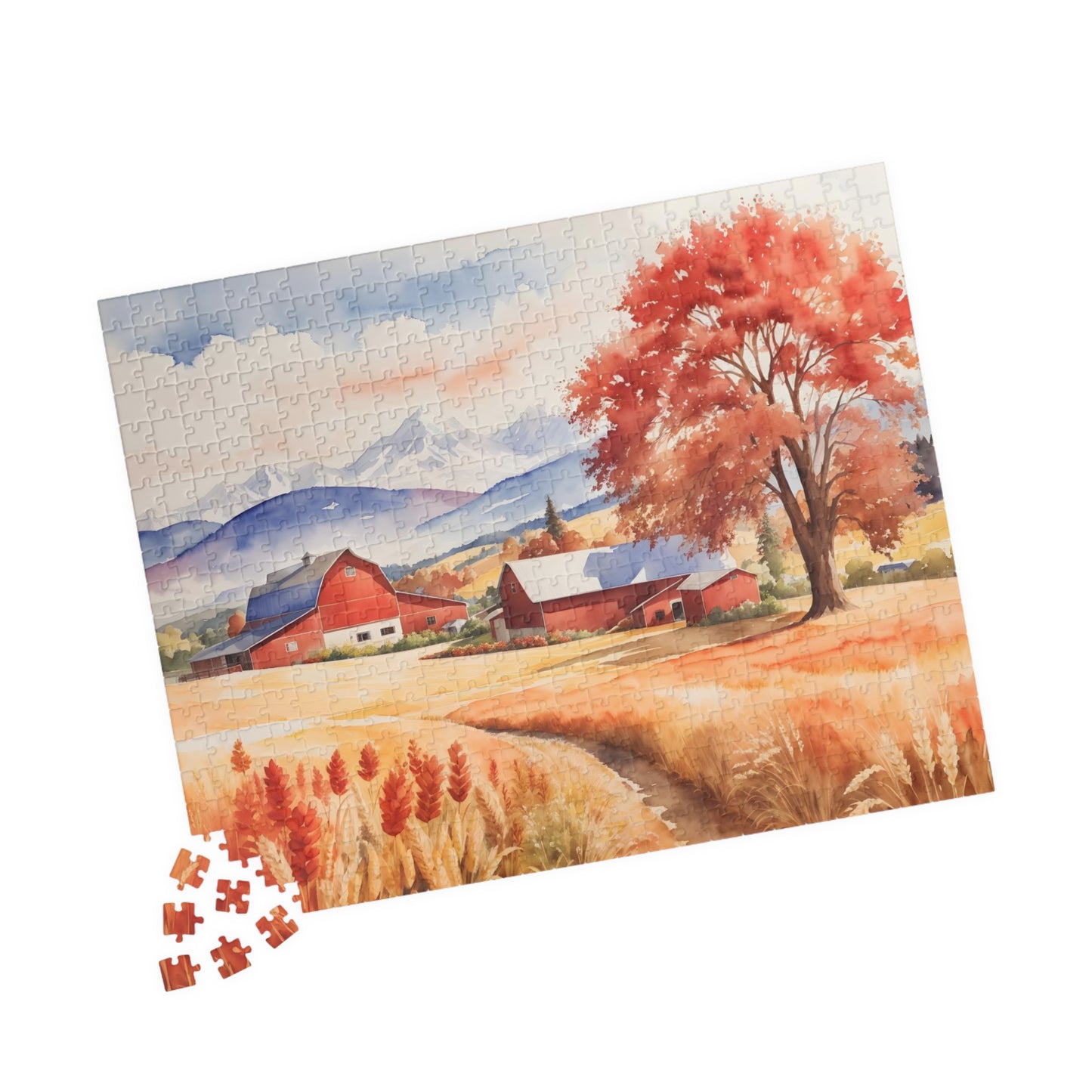 Fall Harvest Retreat Puzzle (110, 252, 520-piece)