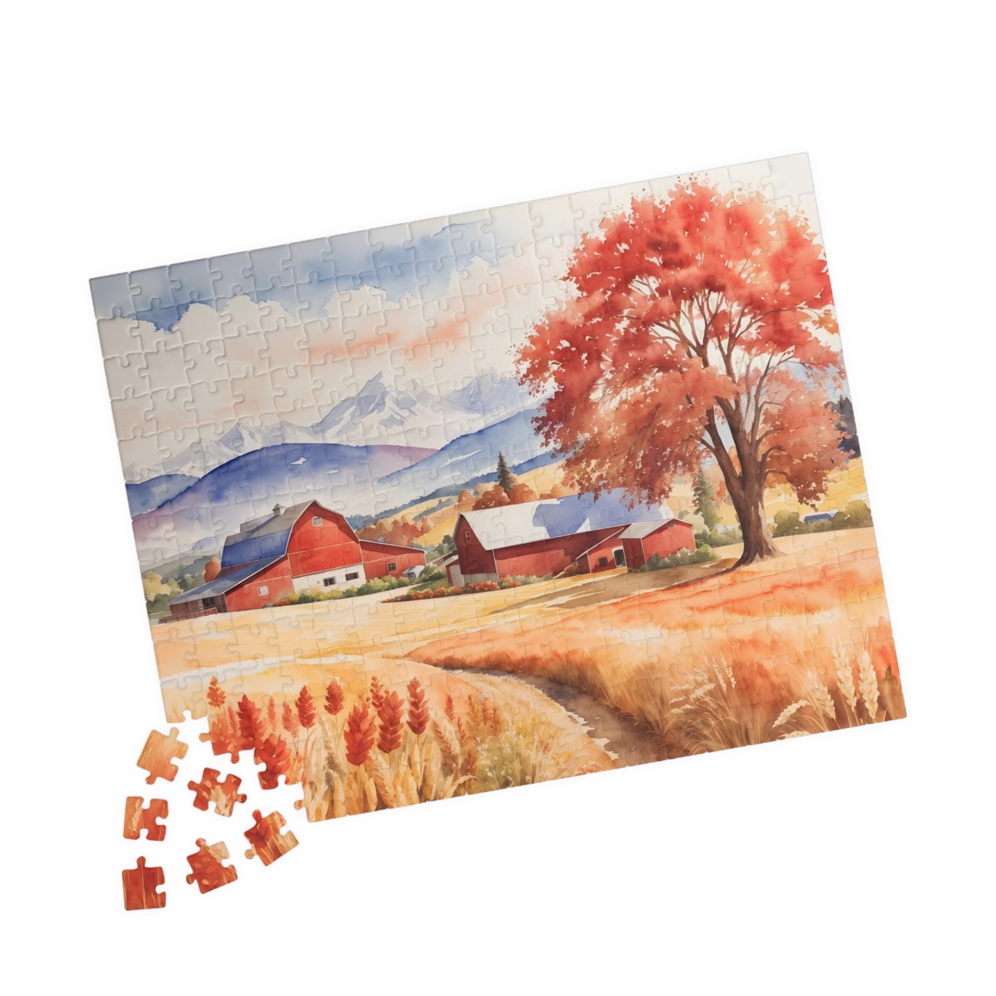 Fall Harvest Retreat Puzzle (110, 252, 520-piece)