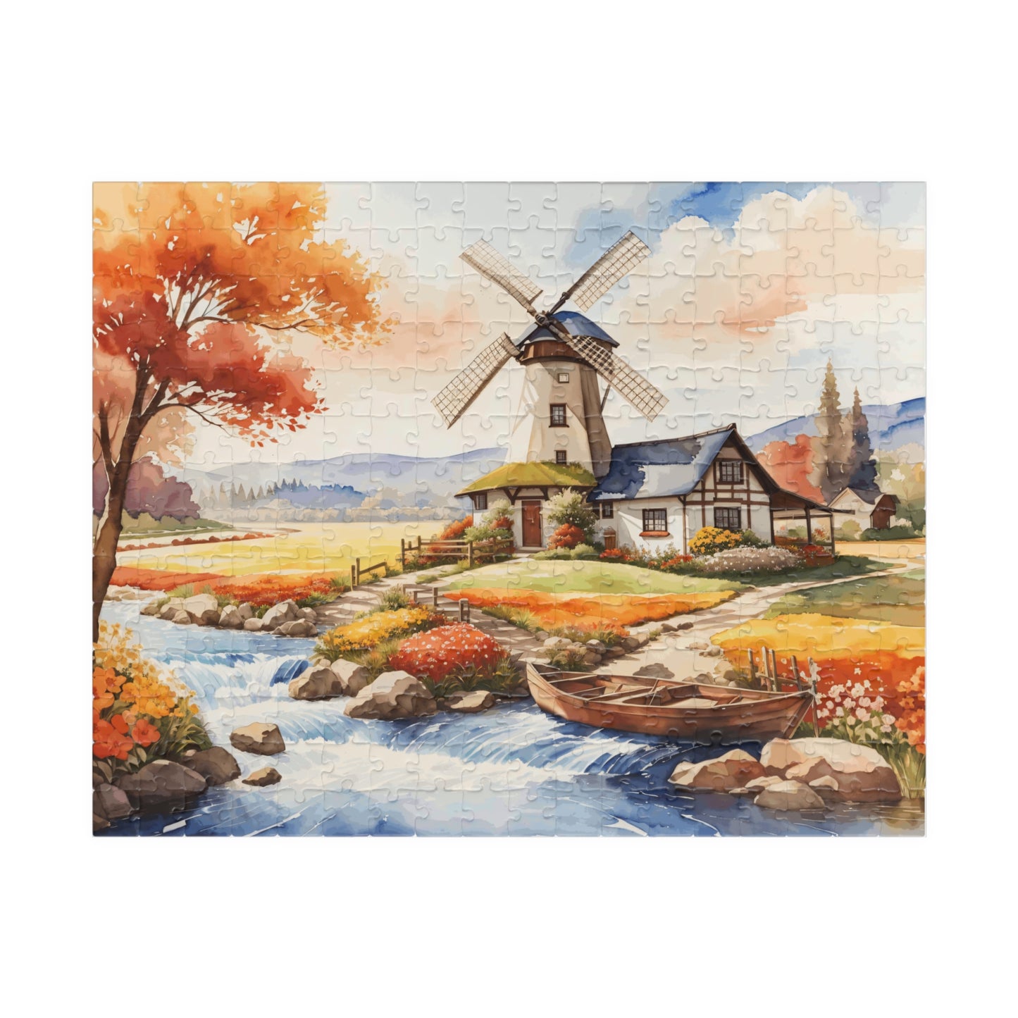 Lakeside Farmhouse Puzzle (110, 252, 520-piece)