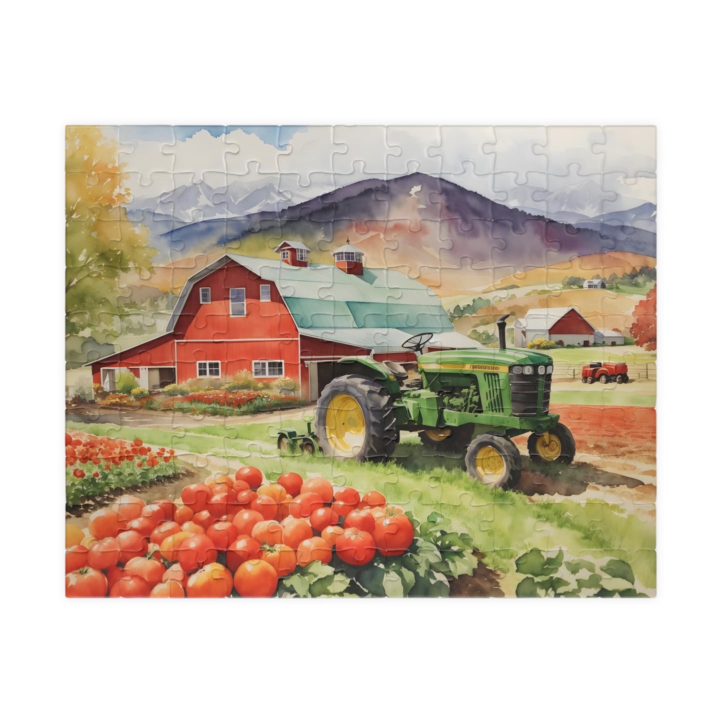 Mountain Barnscape Puzzle (110, 252, 520-piece)