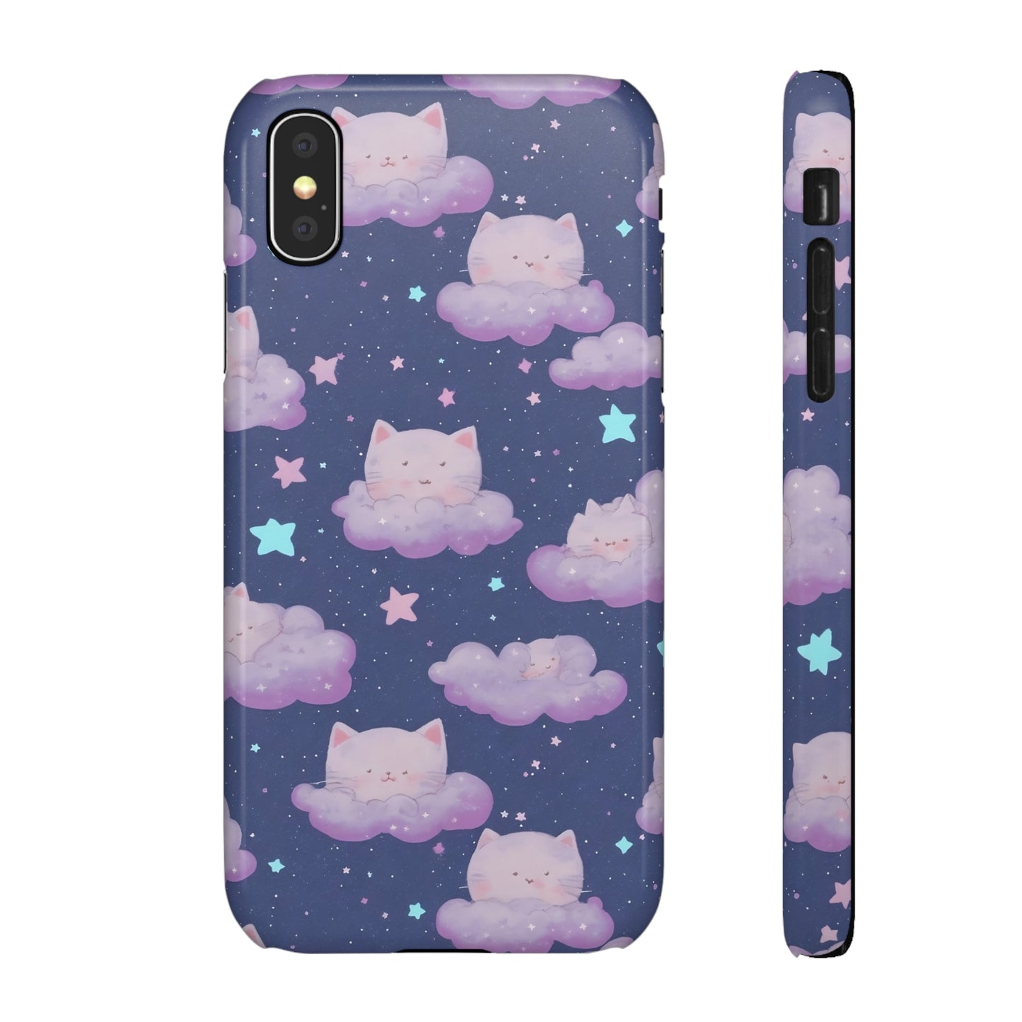 "Purrfect Paradise Sky" iPhone Snap Cases