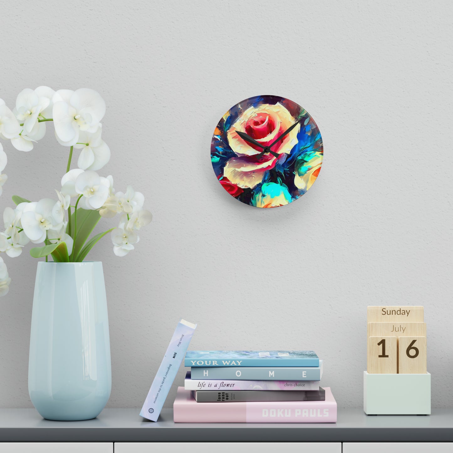 "Felicity" Acrylic Wall Clock