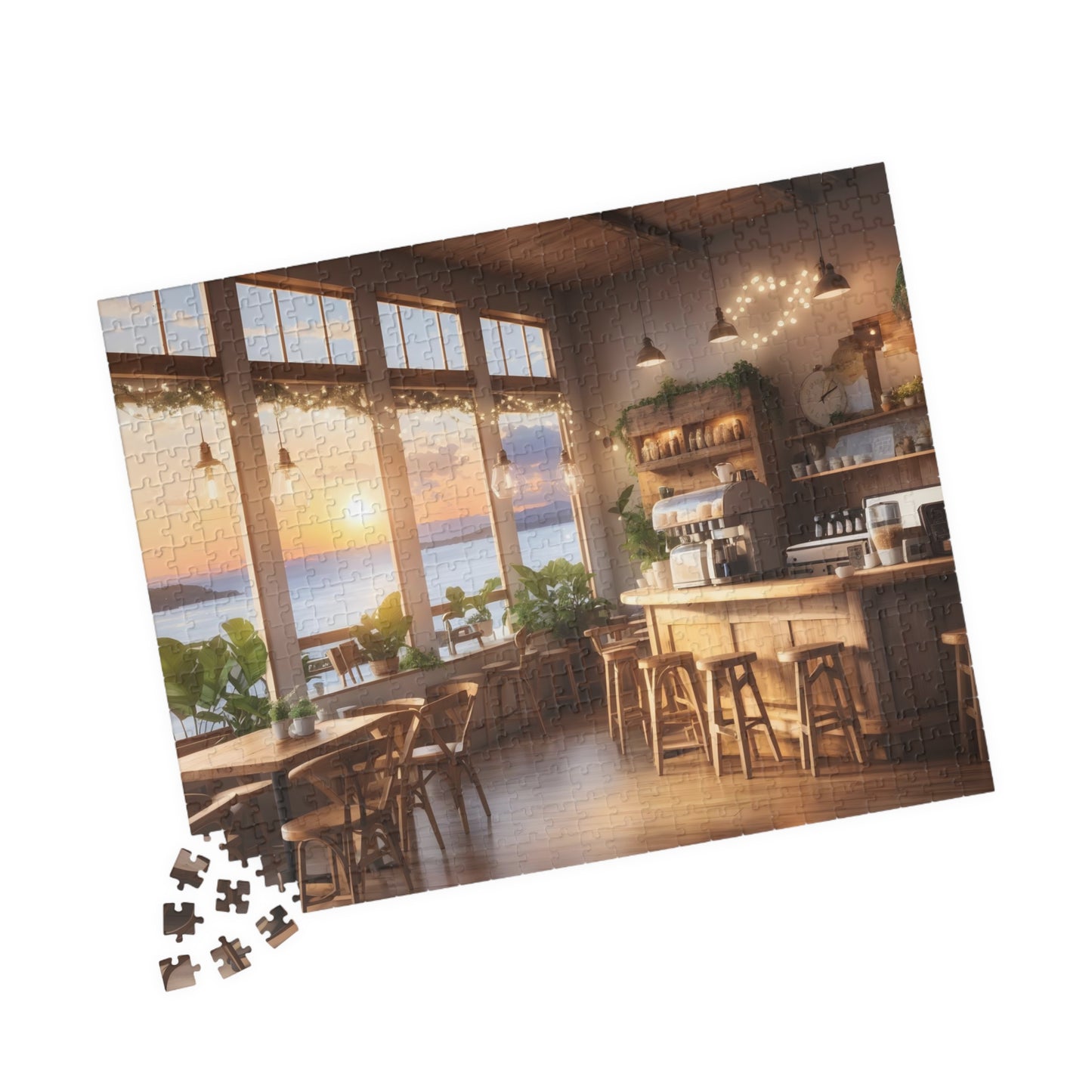 Sunset Brews and Views Puzzle (110, 252, 520-piece)