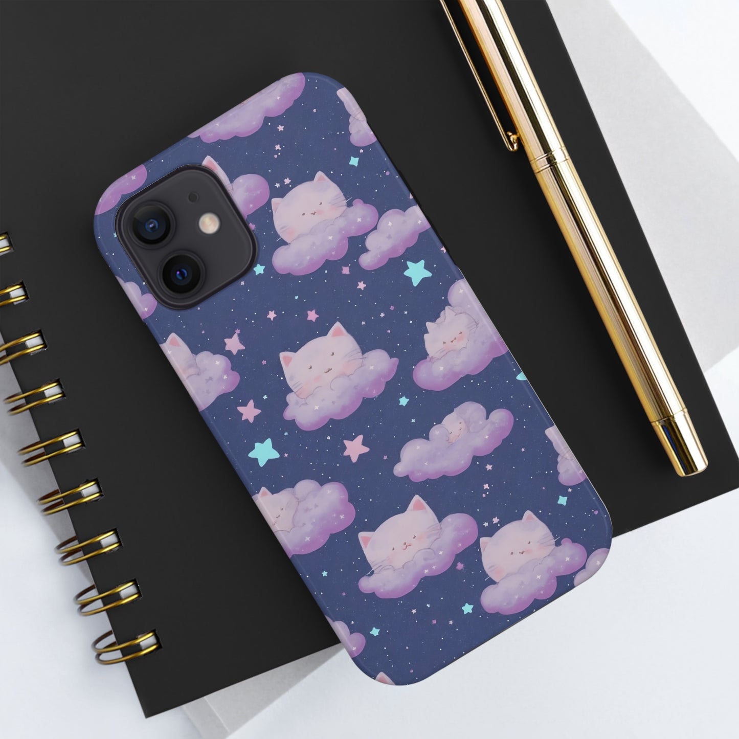 "Purrfect Paradise Sky" iPhone Tough Case