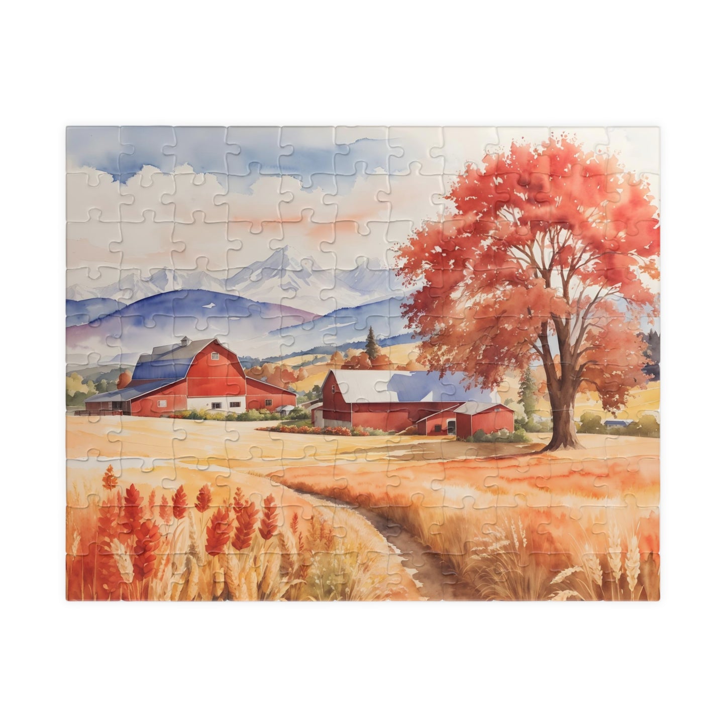 Fall Harvest Retreat Puzzle (110, 252, 520-piece)