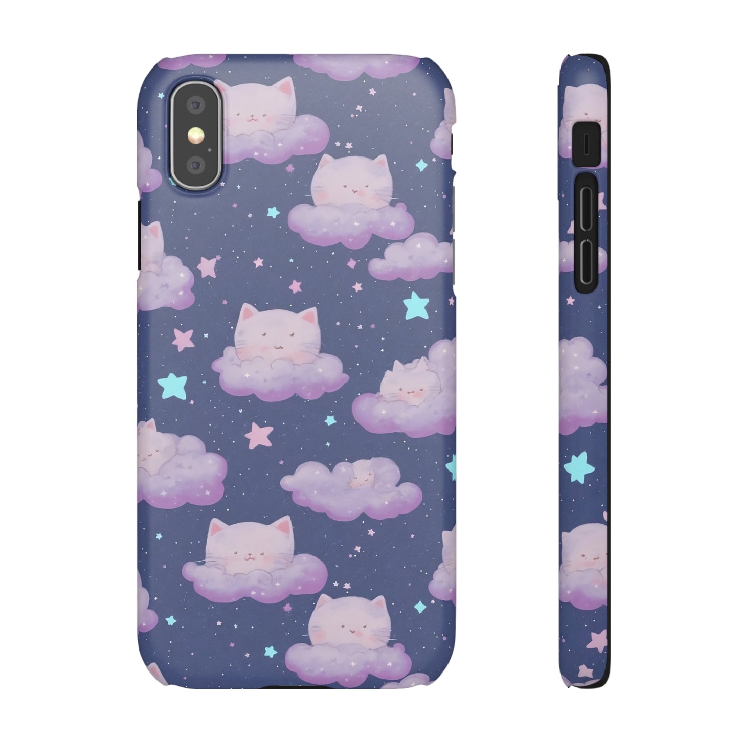 "Purrfect Paradise Sky" iPhone Snap Cases