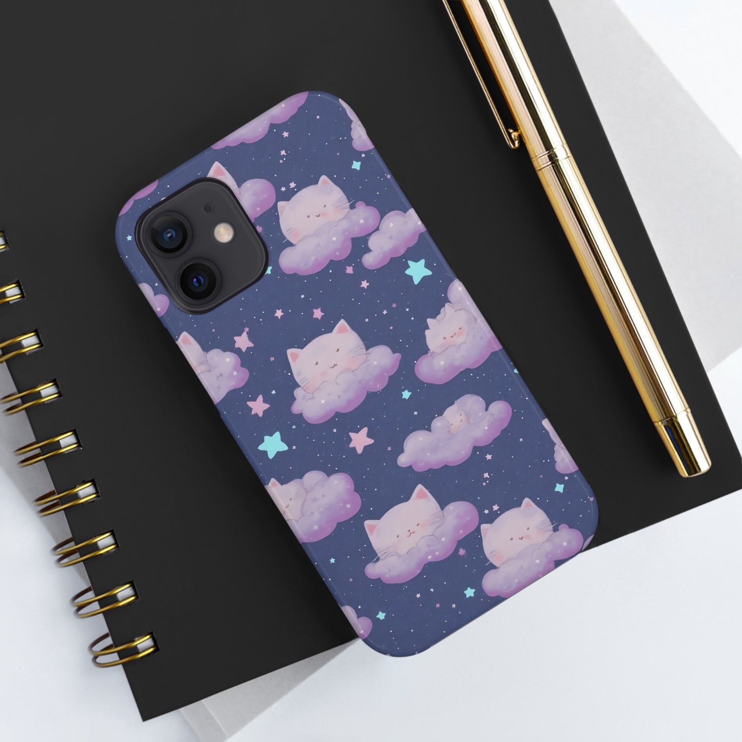 "Purrfect Paradise Sky" iPhone Tough Case