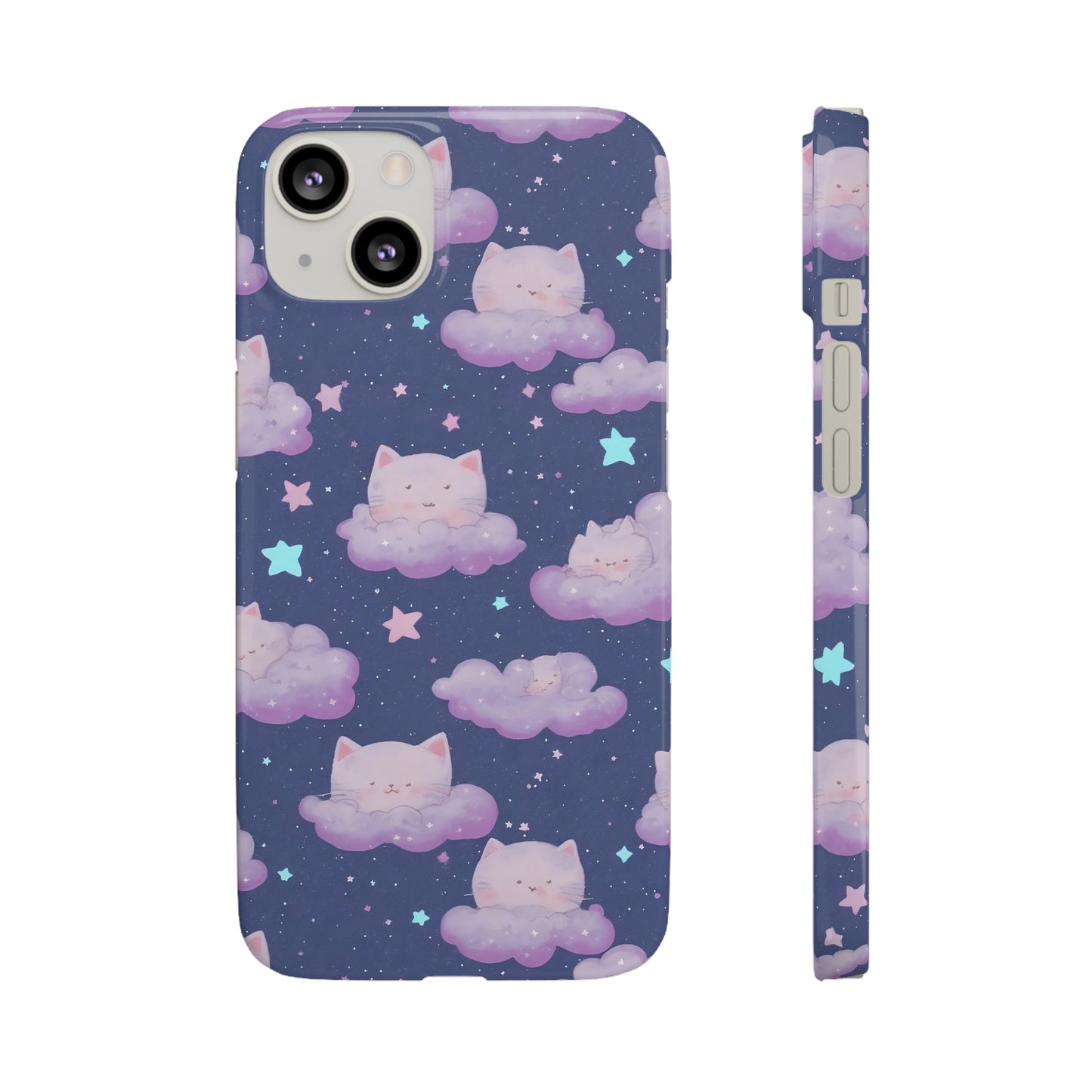 "Purrfect Paradise Sky" iPhone Snap Cases