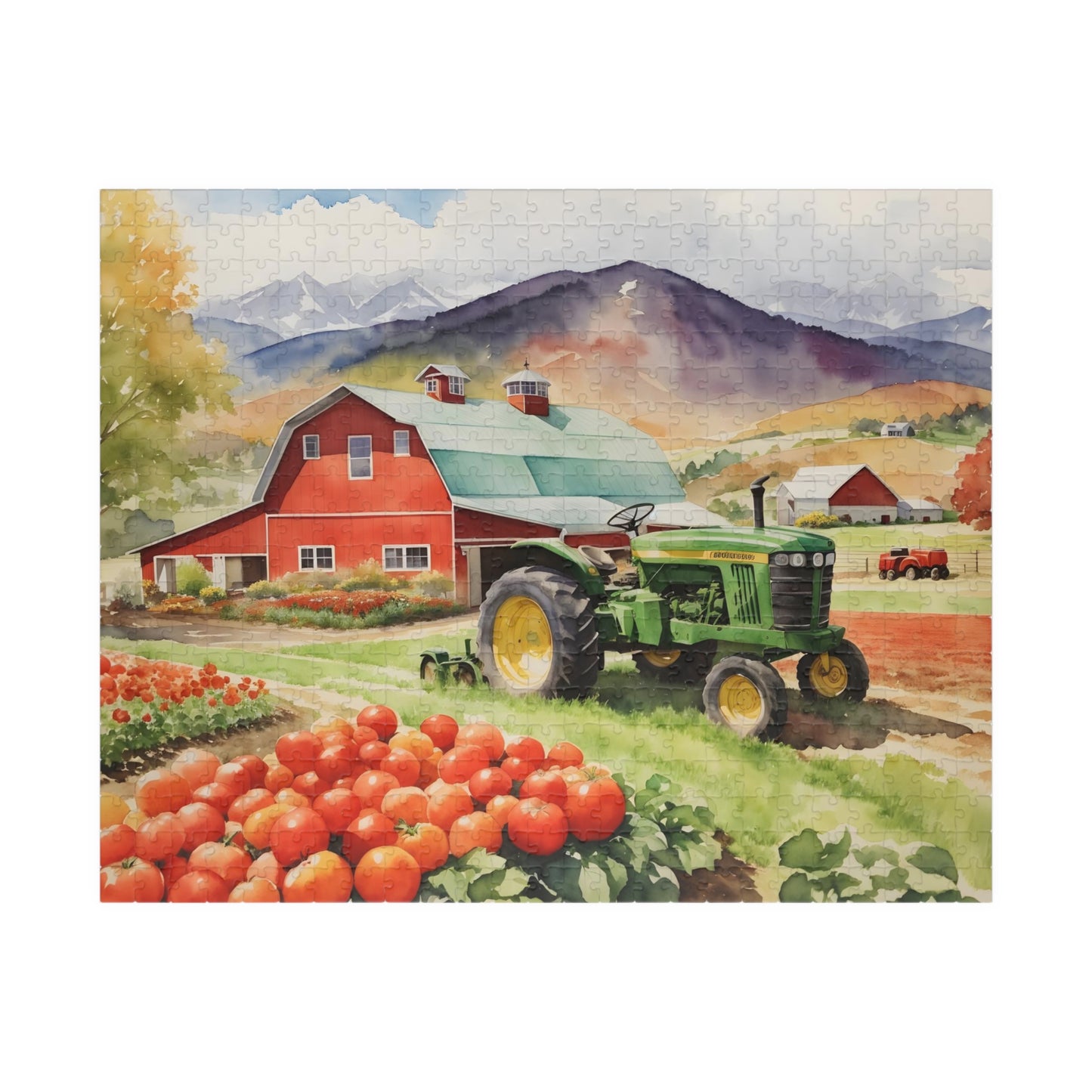 Mountain Barnscape Puzzle (110, 252, 520-piece)