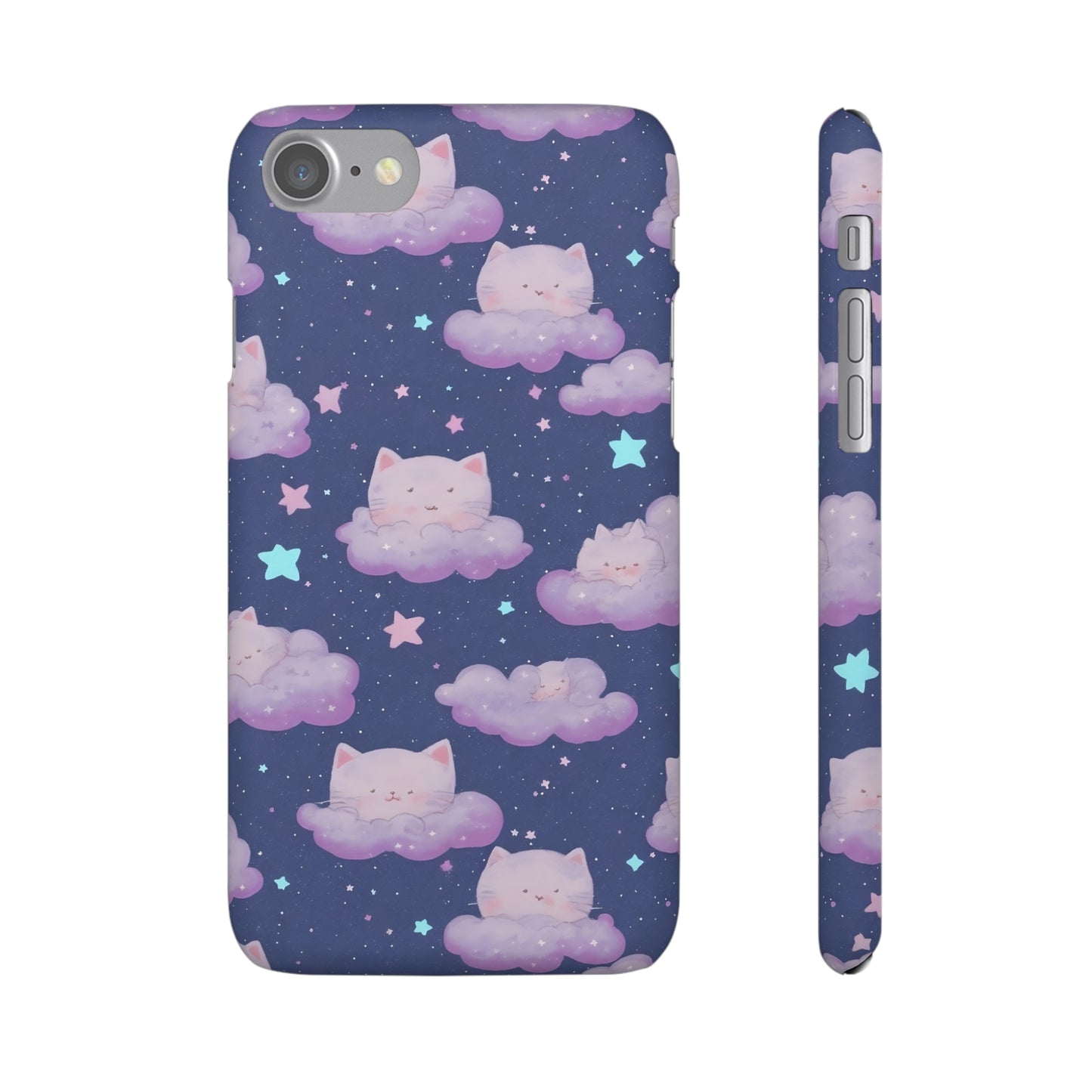 "Purrfect Paradise Sky" iPhone Snap Cases