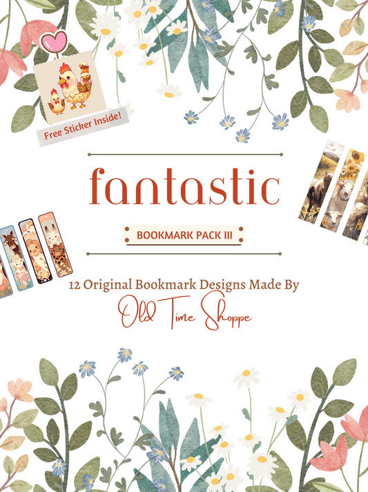 Fantastic Bookmark Pack III {Digital Download}