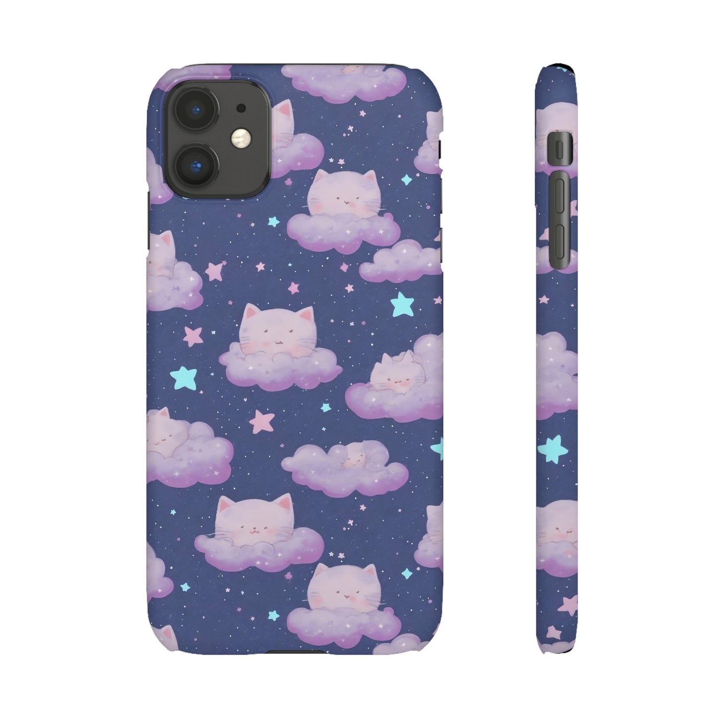 "Purrfect Paradise Sky" iPhone Snap Cases