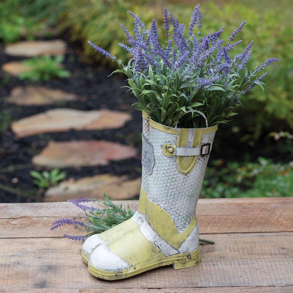 Honeycomb Rainboot Planter