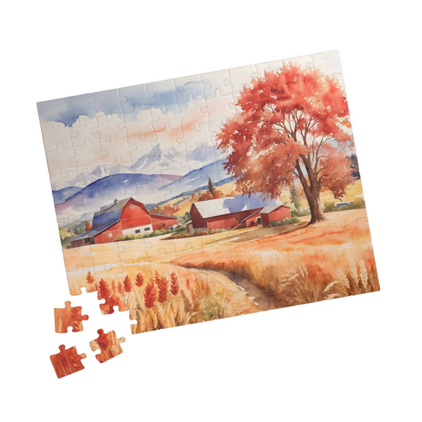 Fall Harvest Retreat Puzzle (110, 252, 520-piece)