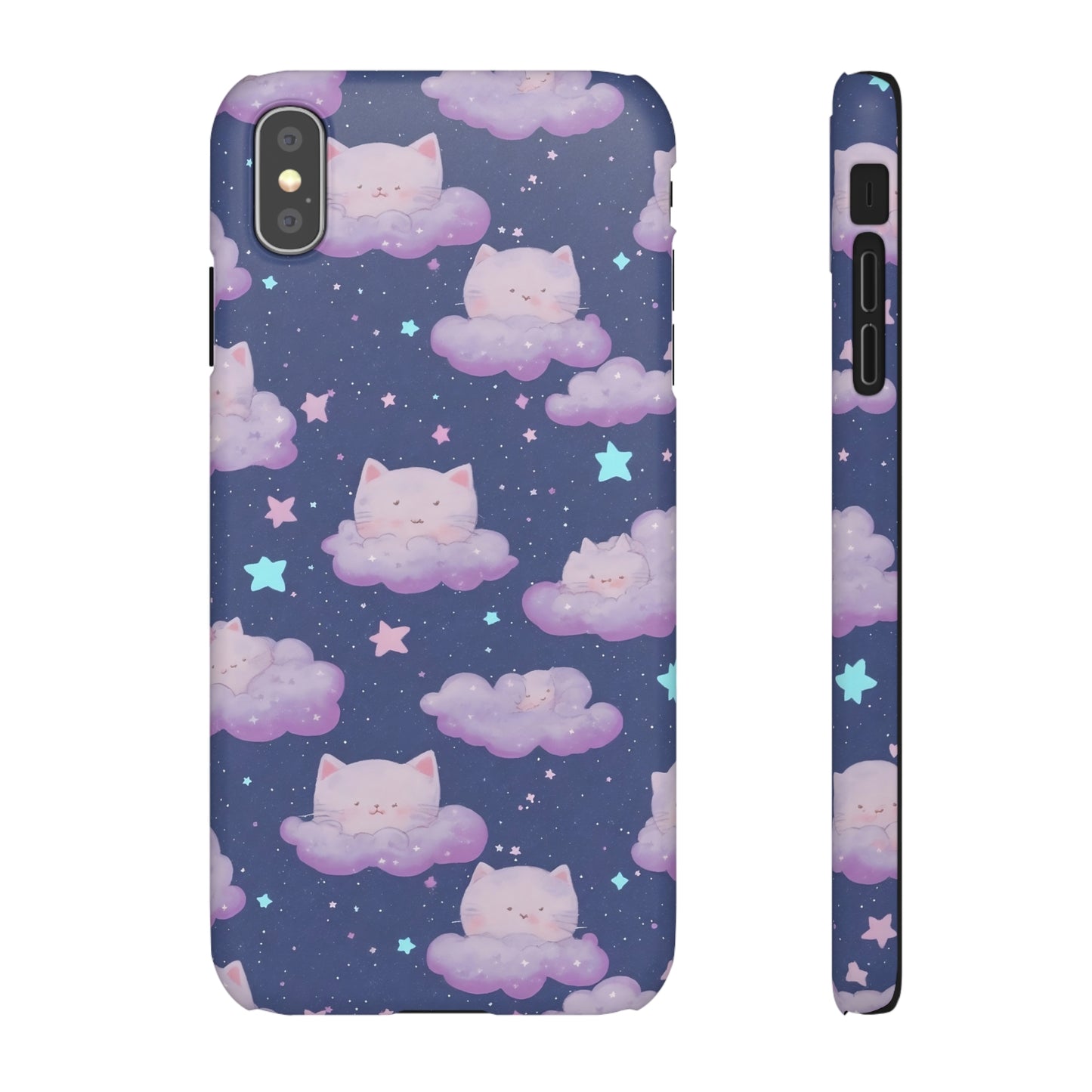 "Purrfect Paradise Sky" iPhone Snap Cases