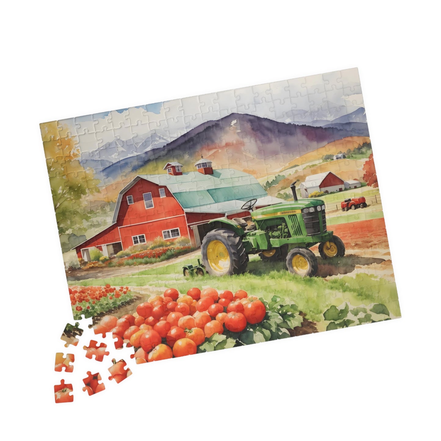 Mountain Barnscape Puzzle (110, 252, 520-piece)