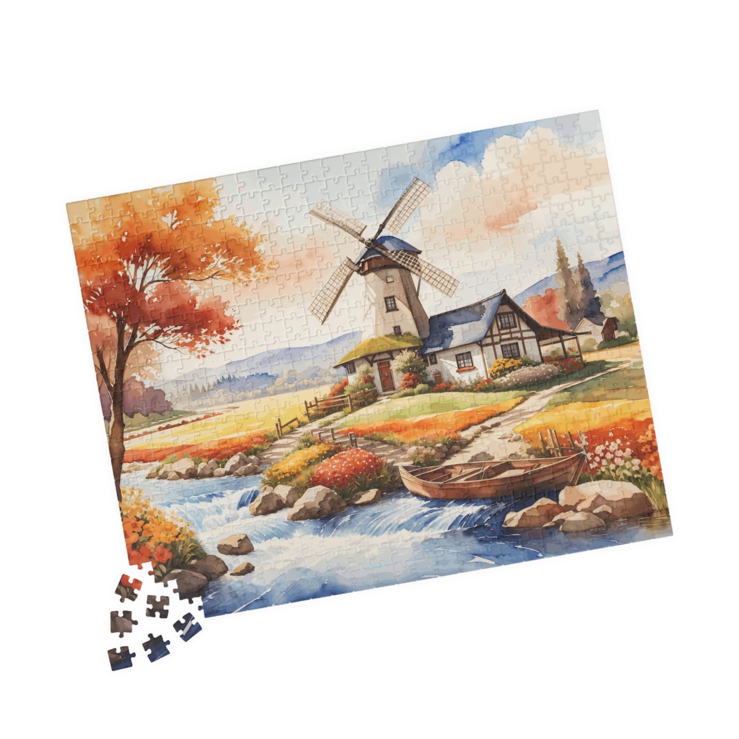 Lakeside Farmhouse Puzzle (110, 252, 520-piece)