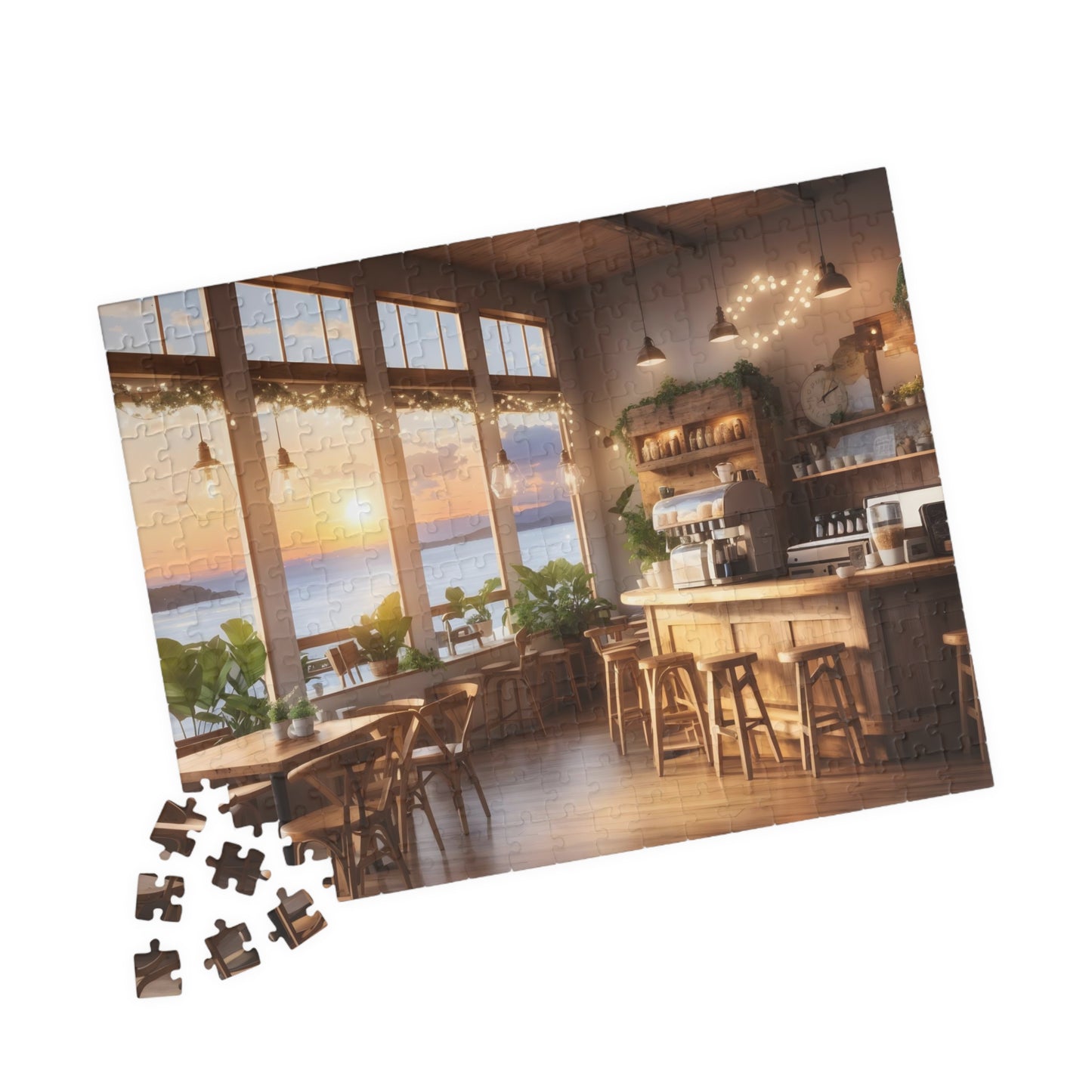 Sunset Brews and Views Puzzle (110, 252, 520-piece)