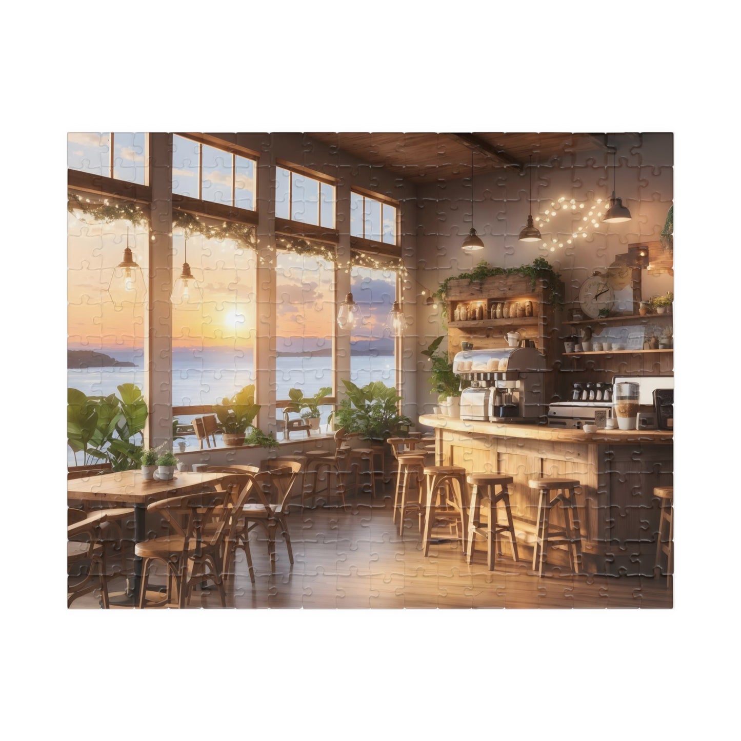 Sunset Brews and Views Puzzle (110, 252, 520-piece)