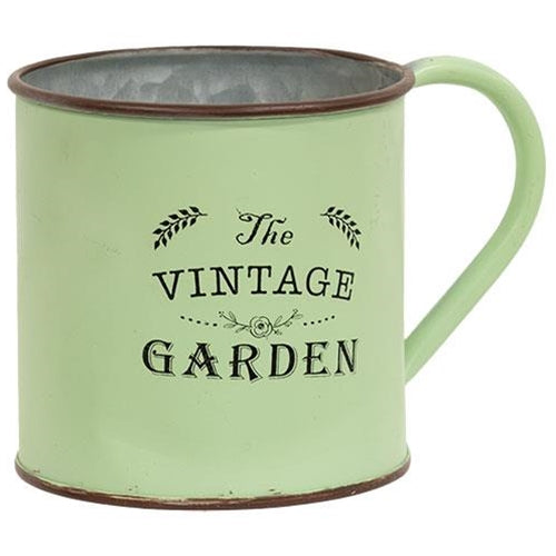 Metal Vintage Garden Mug