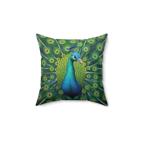 Peacock Throw Pillow