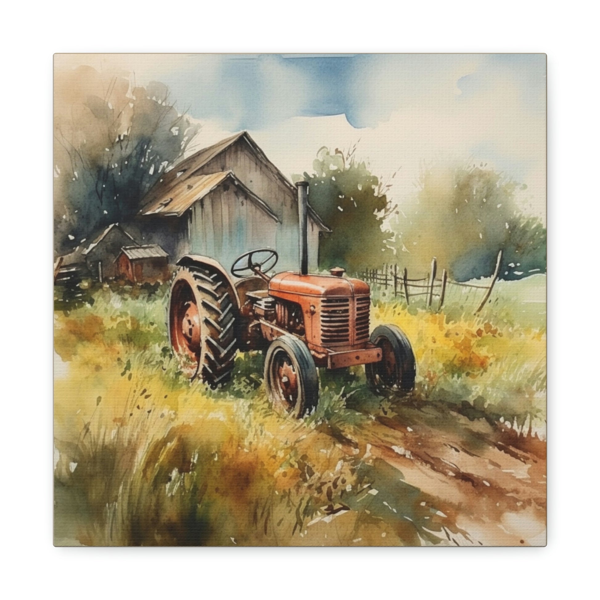 rustic canvas art